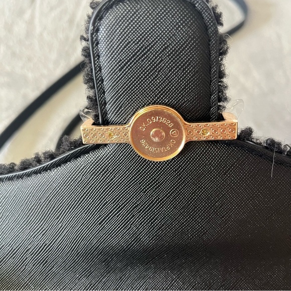 NWOT River Island Black Borg Trim Satchel Bag - Picture 7 of 11